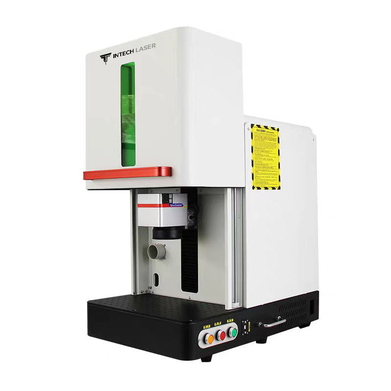 INTECH LASER Fiber Laser Engraver - Metals and Plastics mini enclosed model E